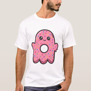 Geist-Donut-Sprinkles Süße Halloween-Kunst T-Shirt