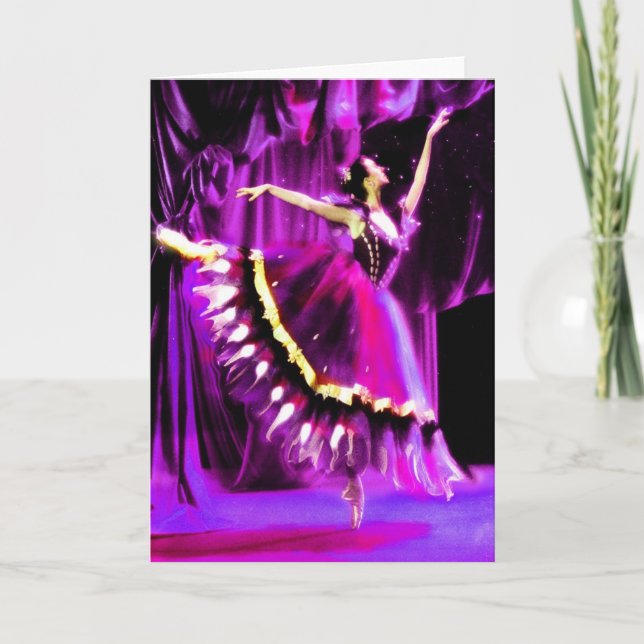 Geist einer Ballerina Karte (Vorderseite)