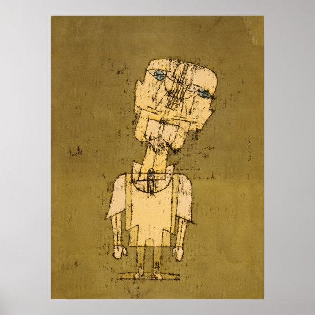 Geist eines Genius von Paul Klee Poster (Vorne)
