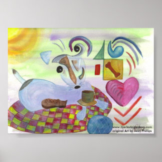 Geist eines Jacks Russell Poster