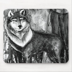 Geist-Führer-Wolf Mousepad