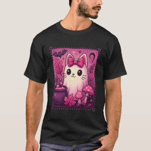 Geist Halloween Grusel Katzenliebhaber Süße Pet De T-Shirt