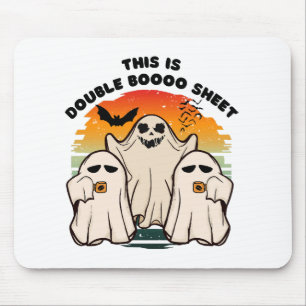 Geist Halloween Kostüm Lustiger Boo Mousepad
