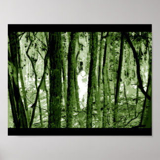 "Geist im Aokigahara-Wald" - Poster