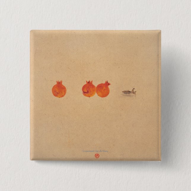 Geist im Himmel und in der Erd-Reihe No.5 Button (Vorderseite)