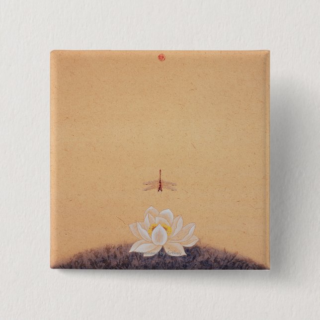 Geist im Himmel und in der Erd-Reihe No.7 Button (Vorderseite)