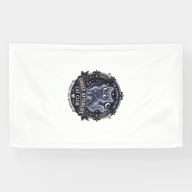 Geist Jenseits Katze Katze Vater Geschenkidee - Ge Banner (Horizontal)
