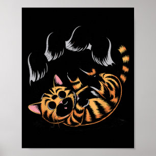 Geist Katzen Meme Lustiges Halloween Soky Kitty  Poster