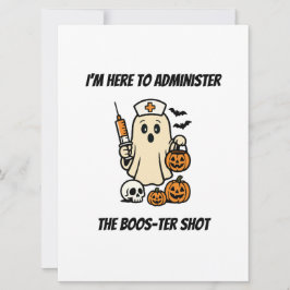Geist-Krankenschwester Halloween-Grafik Einladung