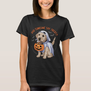 Geist Labrador Welpen Leckerlis Halloween Labrador T-Shirt