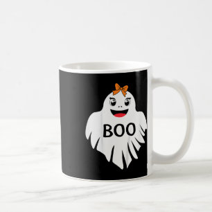 Geist mit Bow Boo Girls Halloween T-Shirt Kaffeetasse