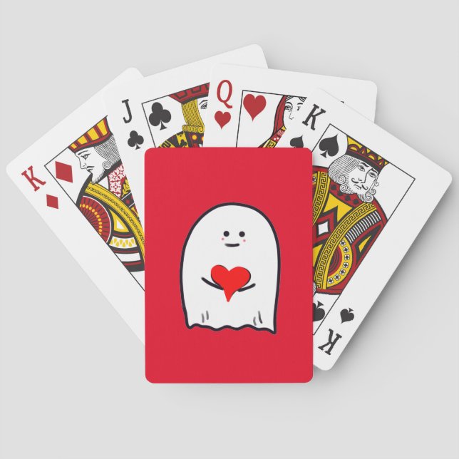 Geist mit Herz Spielkarten (Rückseite)