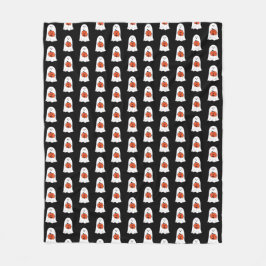 Geist mit Jack-o-Lantern Fleecedecke