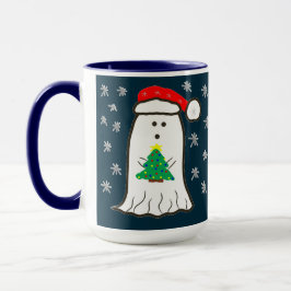 Geist mit Weihnachtsbaum Tasse