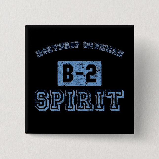 Geist NG B-2 - BLAU Button (Vorderseite)