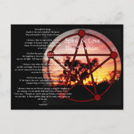 Geist Samhains Postkarte