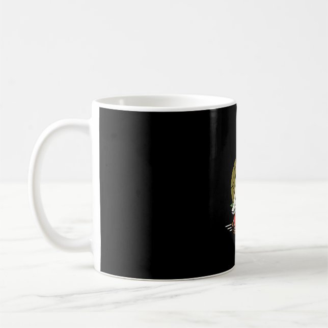 Geist Schildkröte Rollschuhe Halloween Design_1 Kaffeetasse (Links)