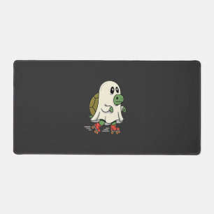 Geist Schildkröte Rollschuhe Halloween Design_1 Schreibtischunterlage