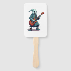 Geist spielt Gitarre � Gruselige Musik Halloween T Fächer
