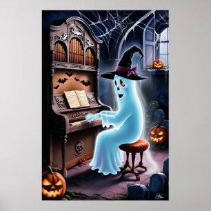 Geist spielt Orgel Poster