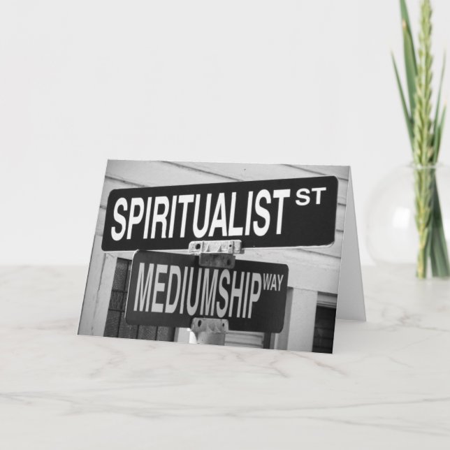 Geist-Straßen-Gruß-Karte Karte (Vorderseite)