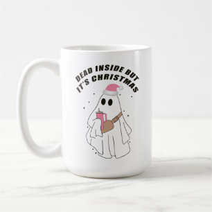 Geist tot drinnen, aber es ist Weihnachten Boo jee Kaffeetasse
