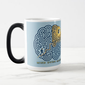 Geist über Labyrinth – Inspirierendes Gehirnlabyri Verwandlungstasse