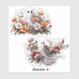 Geist und Blume Vinyl Stickers anpassen Aufkleber