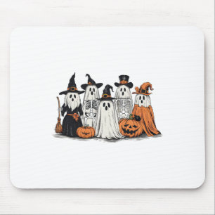 Geist und Freunde in Kostümen Herbst Jahreszeit Ha Mousepad