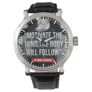 Geist und Körper - Workout Motivierend Armbanduhr