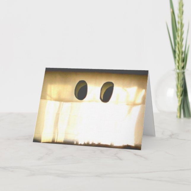 Geist verkleidet als Vorhang Karte (Vorderseite)