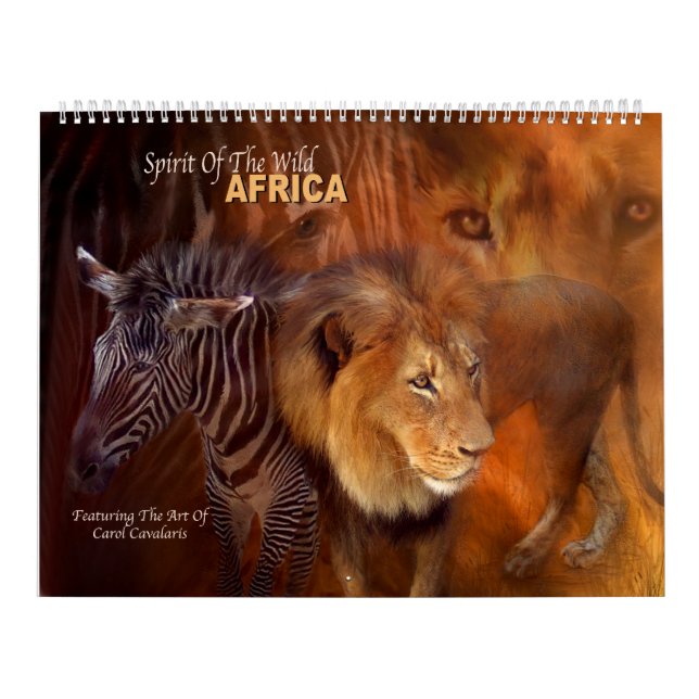 Geist vom wilden - Afrika-Kunst-Kalender Kalender (Titelbild)