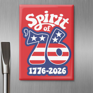 Geist von 76 - Groovy USA 250 - 1776-2026 Magnet