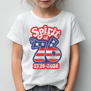 Geist von 76 - Groovy USA 250 - 1776-2026 T-Shirt