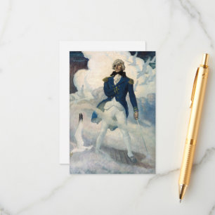 Geist von Admiral Nelson von Newell Convers Wyeth Begleitkarte