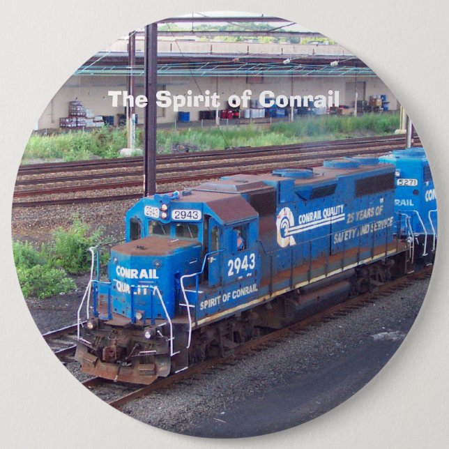 Geist von Conrail - GP38 - PRR #2943 in der blauen Button (Vorderseite)