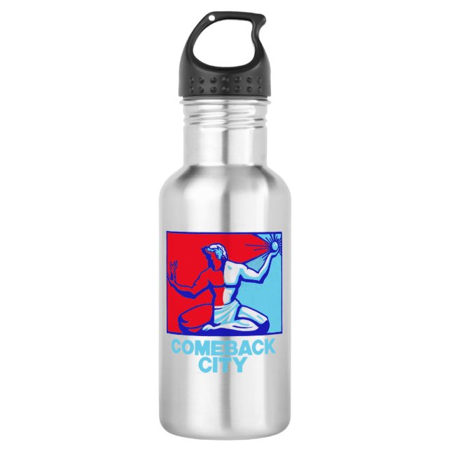 Geist von Detroit "Hoffnung" (18 Unze), Edelstahl Trinkflasche (Vorderseite)