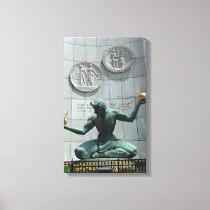 Geist von Detroit wickelte Leinwand ein