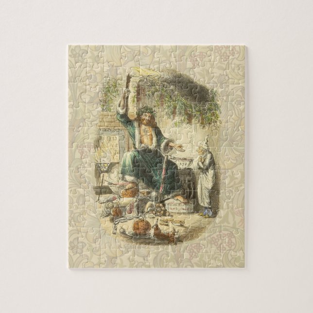 Geist von Weihnachten Gegenwart Scrooge (Vertikal)