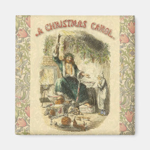 Geist von Weihnachten Gegenwart Scrooge Magnet