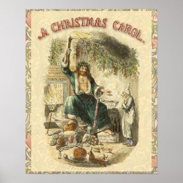 Geist von Weihnachten Gegenwart Scrooge Poster (Vorne)
