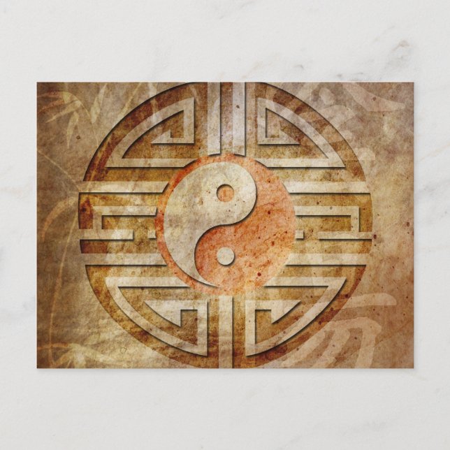 Geist von Yin & Yang Postkarte (Vorderseite)