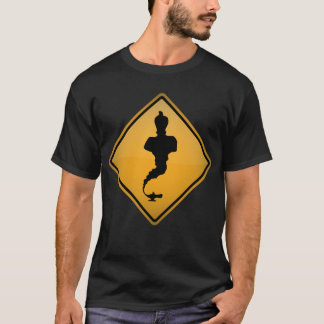 Geist-Warnzeichen T-Shirt
