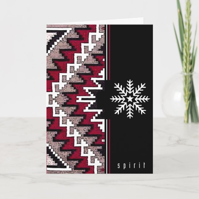 Geist-Weihnachtskarte Feiertagskarte (Vorderseite)