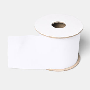 Geist Weißes Breit Gestreiftes Grosgrain-Band Ripsband
