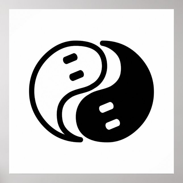 Geist Yin Yang Poster (Vorne)