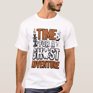 Geister-Abenteuer-Halloween-Vintage-Typografie-Des T-Shirt