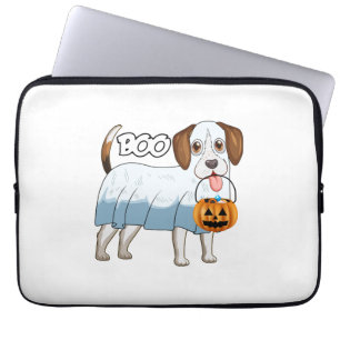 Geister-Beagle-Halloween-Hund Laptopschutzhülle