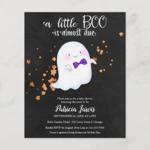 Geister Budget Halloween Baby Shower Einladung