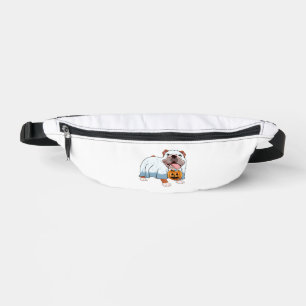 Geister-Bulldogge Halloween-Hund Bauchtasche